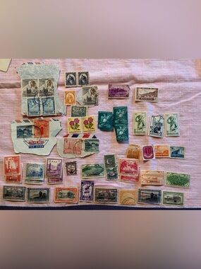Lot #4 Vintage World Postage Stamp Lot 50pc Panama Pakistan Guatemala Service